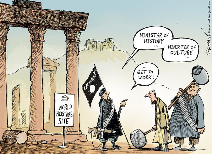 UNESCO: Atacurile barbare ale jihadiștilor asupra siturilor arheologice ar putea constitui crime de război 