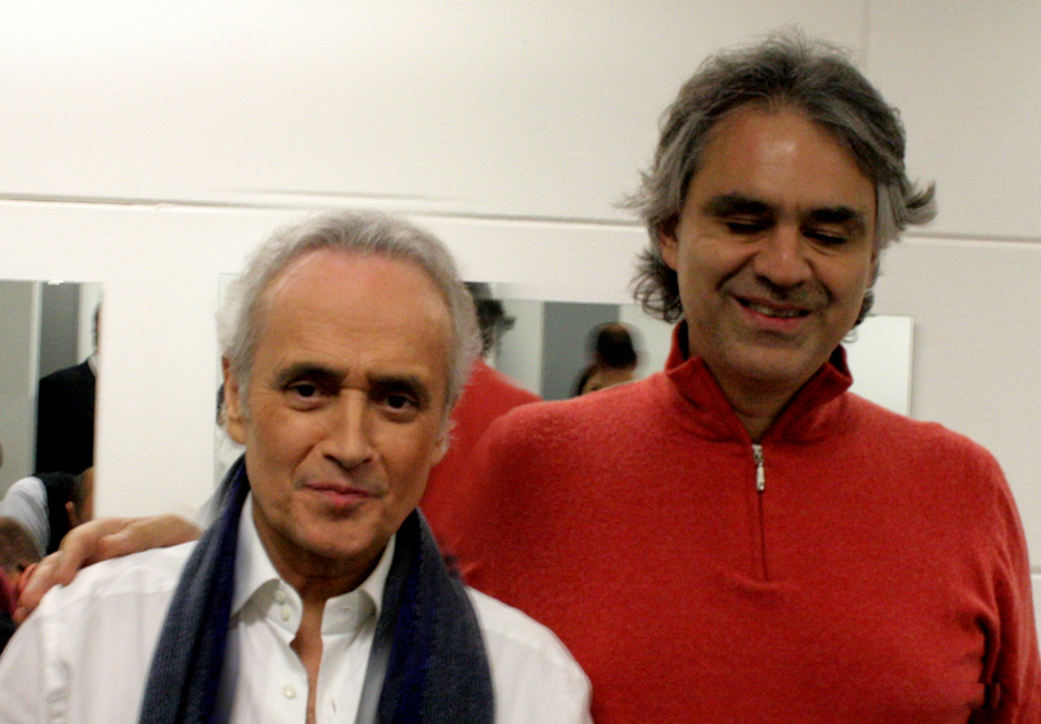 José Carreras revine într-un concert după 25 de ani cu Andrea Bocelli la Termele lui Carcalla 