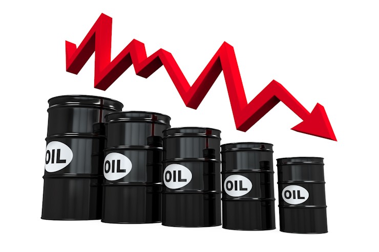 Prețul petrolului a coborât la cea mai mică valoare de după criză 