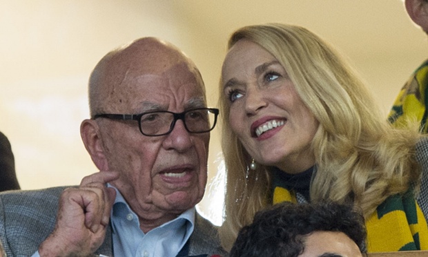 Rupert Murdoch s-a logodit cu modelul Jerry Hall