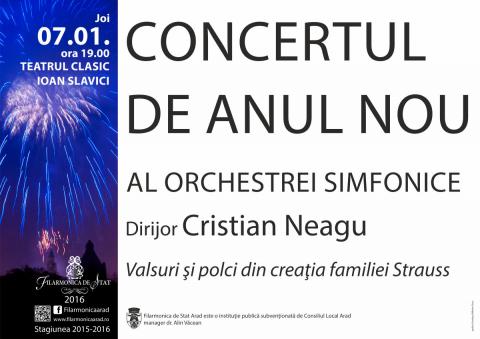 Filarmonica de Stat Arad : Începem anul în ritm de vals, prin atât de așteptatul Concert de Anul Nou