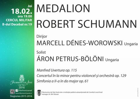 Filarmonica de Stat Arad : Medalion Robert Schumann